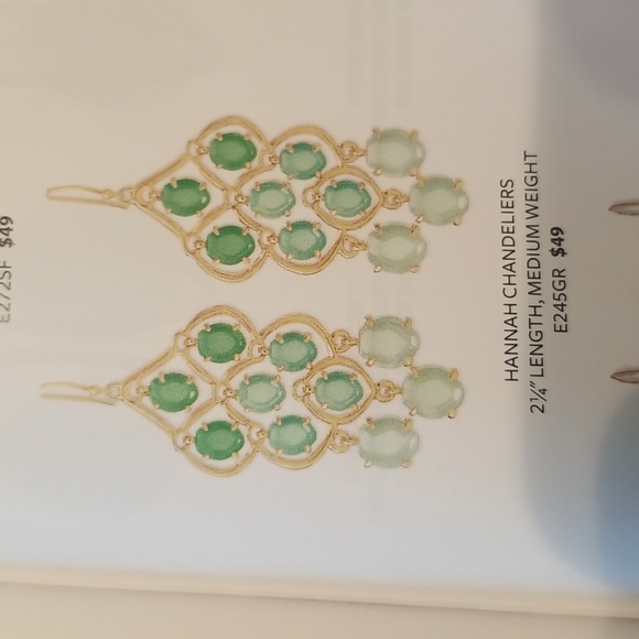 Hannah Chandelier Earrings - Picture 2 of 3